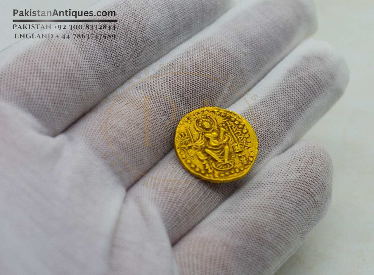 Extra fine Kushan Solid Gold coin of Vasishka king 8.0 grams | Pakistan ...